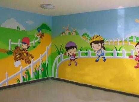 贺州幼儿园墙体彩绘制作流程及注意事项